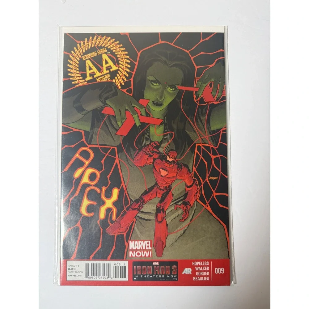 Marvel Avengers Arena 9 Murder World Apex Gamora Iron Man Marvel Now 2013 Comic‎